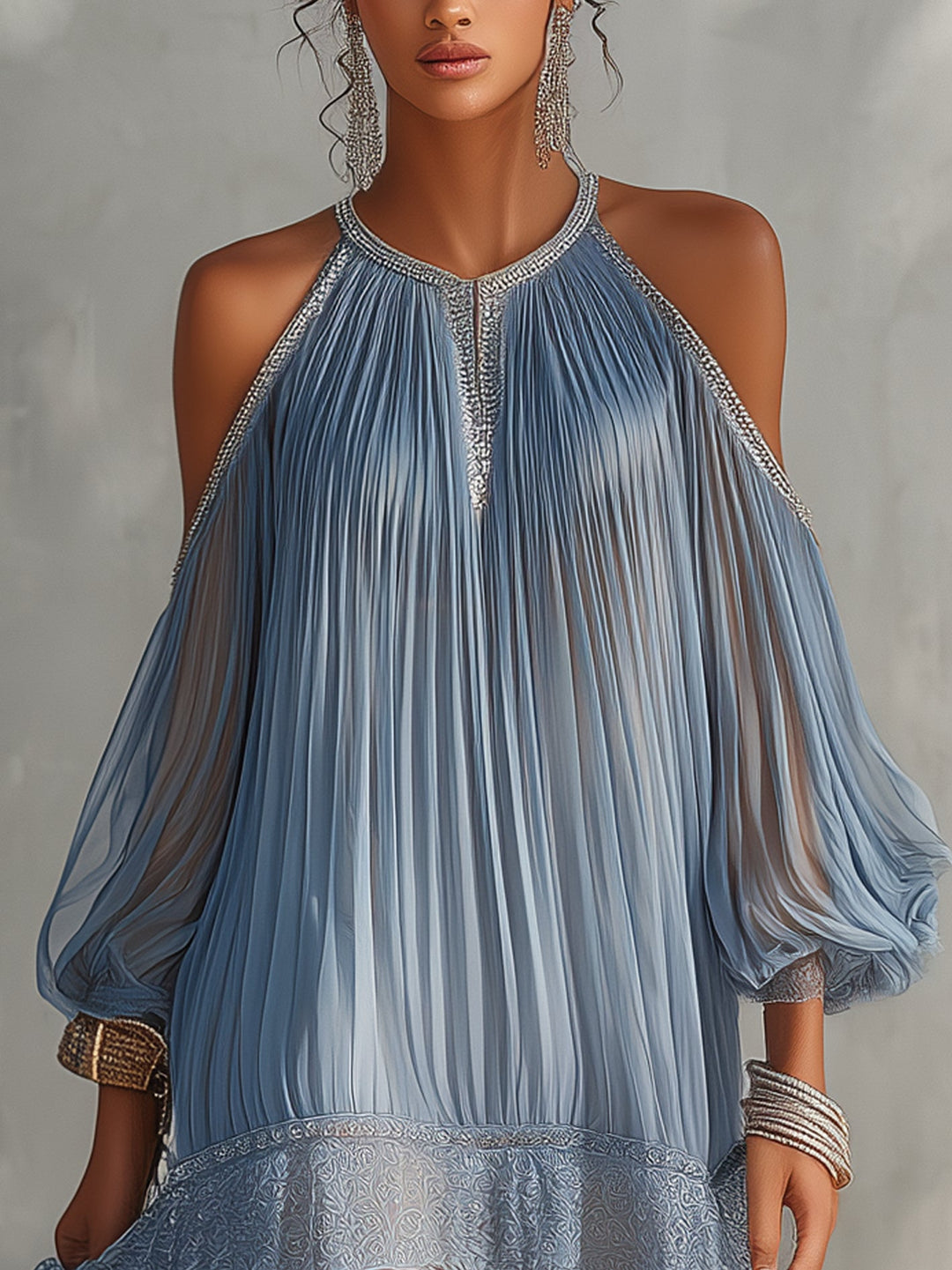 Azzurra | Ruched Off-Shoulder Mini Dress