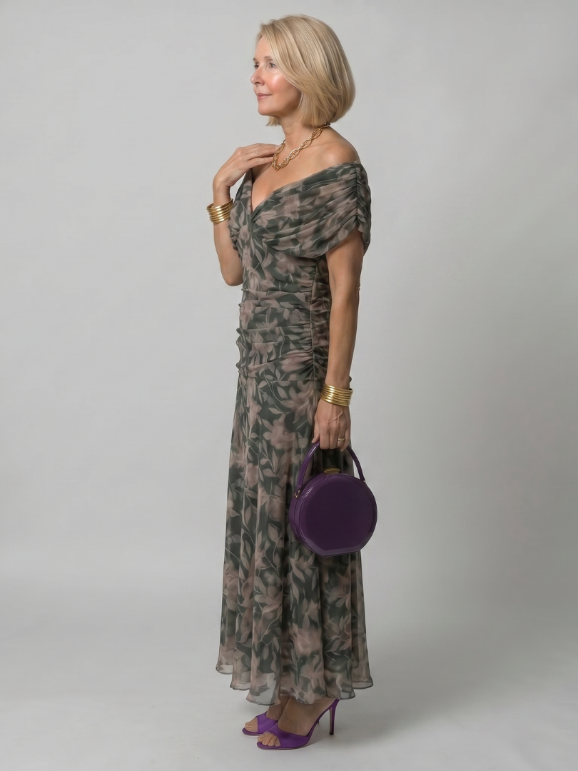 Raffaella | Off-Shoulder Midi Dress