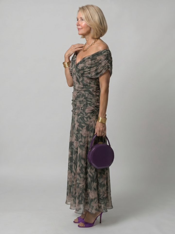 Raffaella | Off-Shoulder Midi Dress