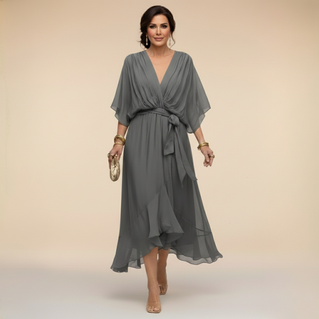 Marcella | Wrap Style V-Neck Dress