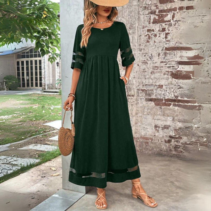 Carlotta | Draped Midi Dress