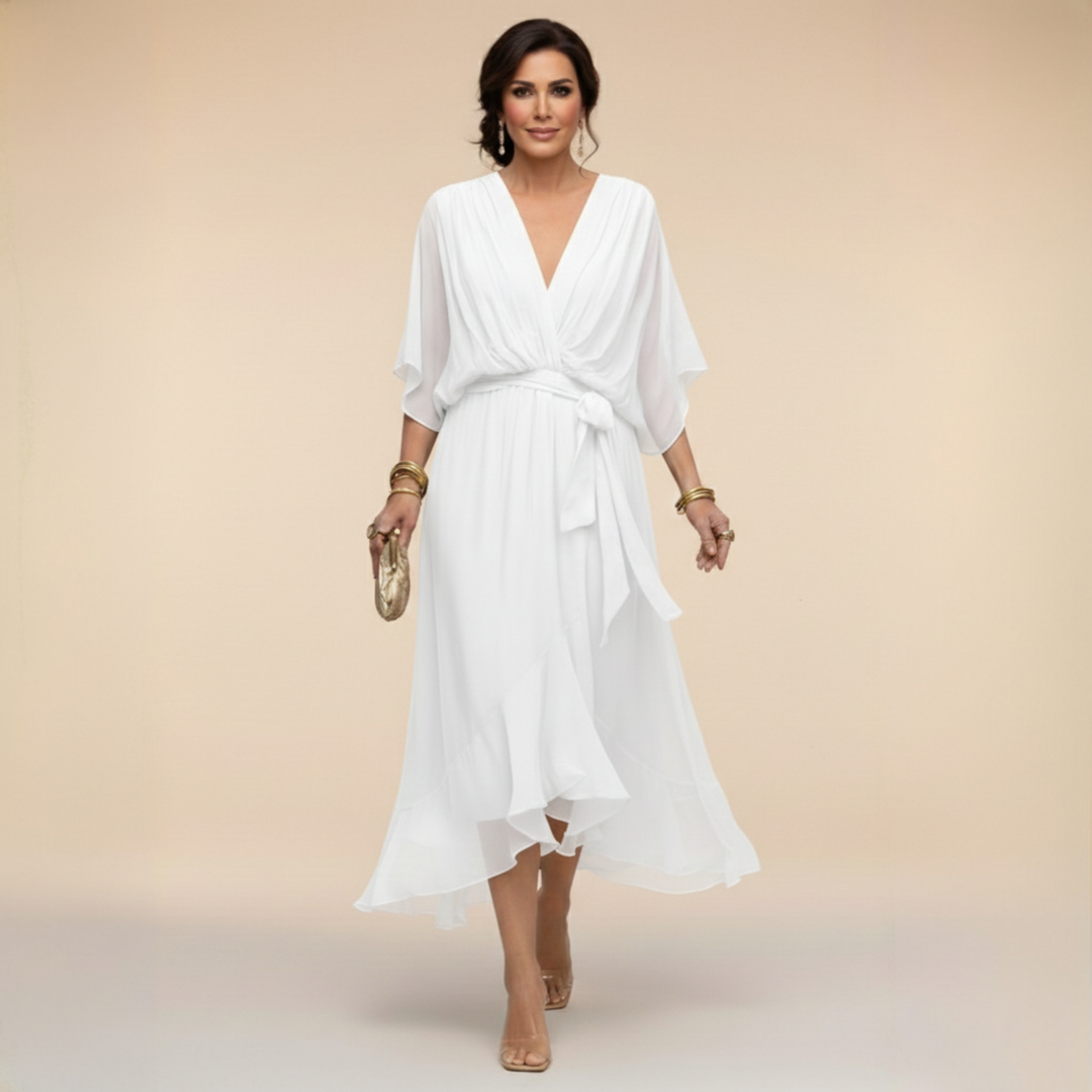 Marcella | Wrap Style V-Neck Dress