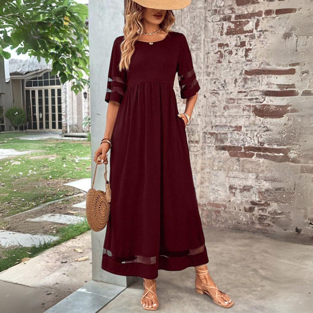 Carlotta | Draped Midi Dress