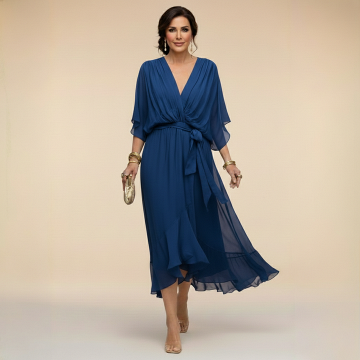Marcella | Wrap Style V-Neck Dress