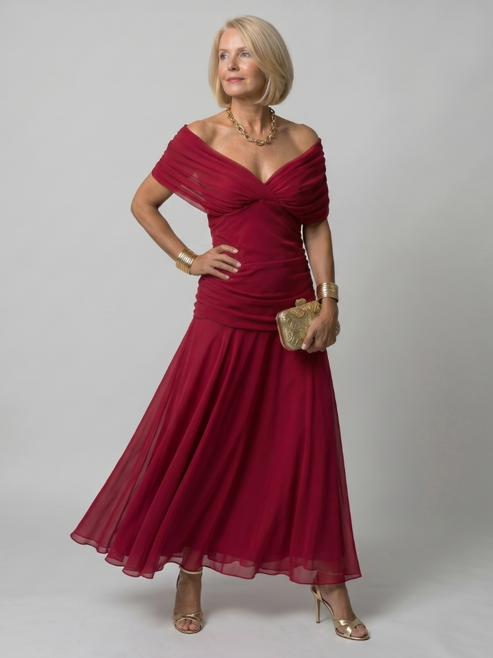 Raffaella | Off-Shoulder Midi Dress