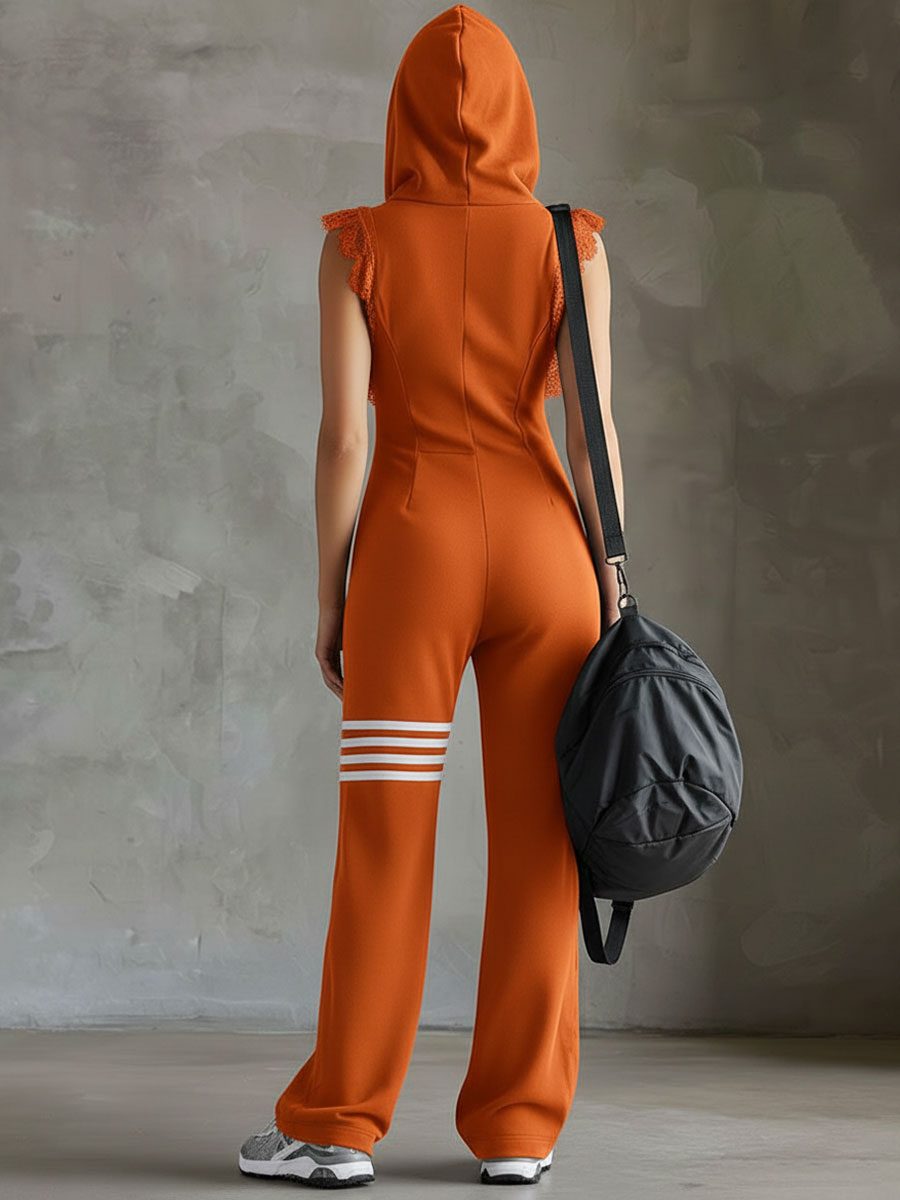Alba | Hooded Striped Tracksuit Set
