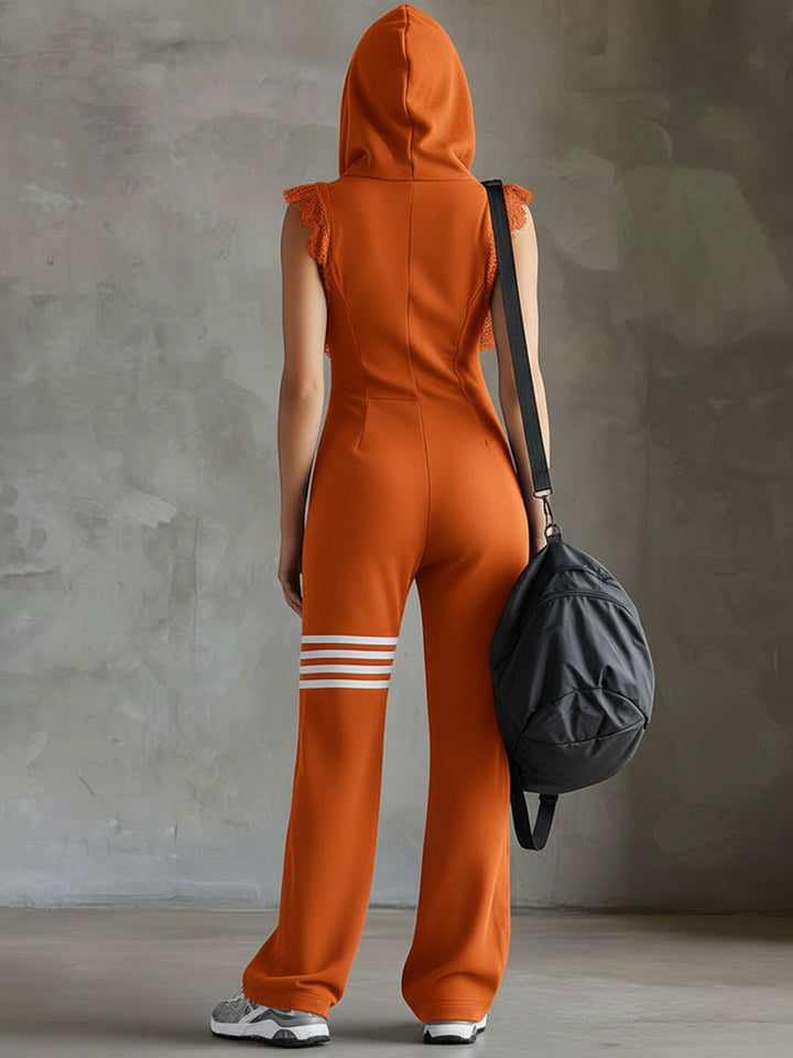 Alba | Hooded Striped Tracksuit Set