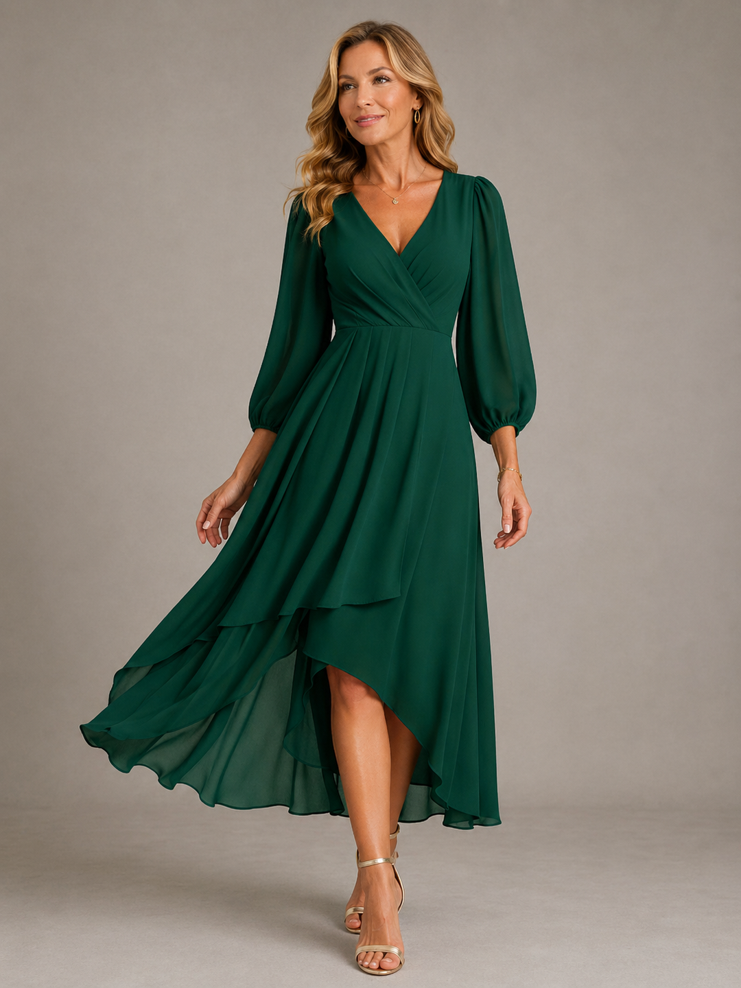 Luisa | V-Neck Maxi Dress