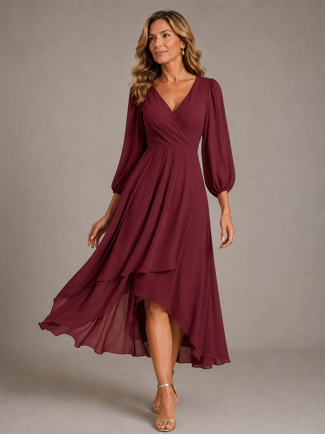 Luisa | V-Neck Maxi Dress