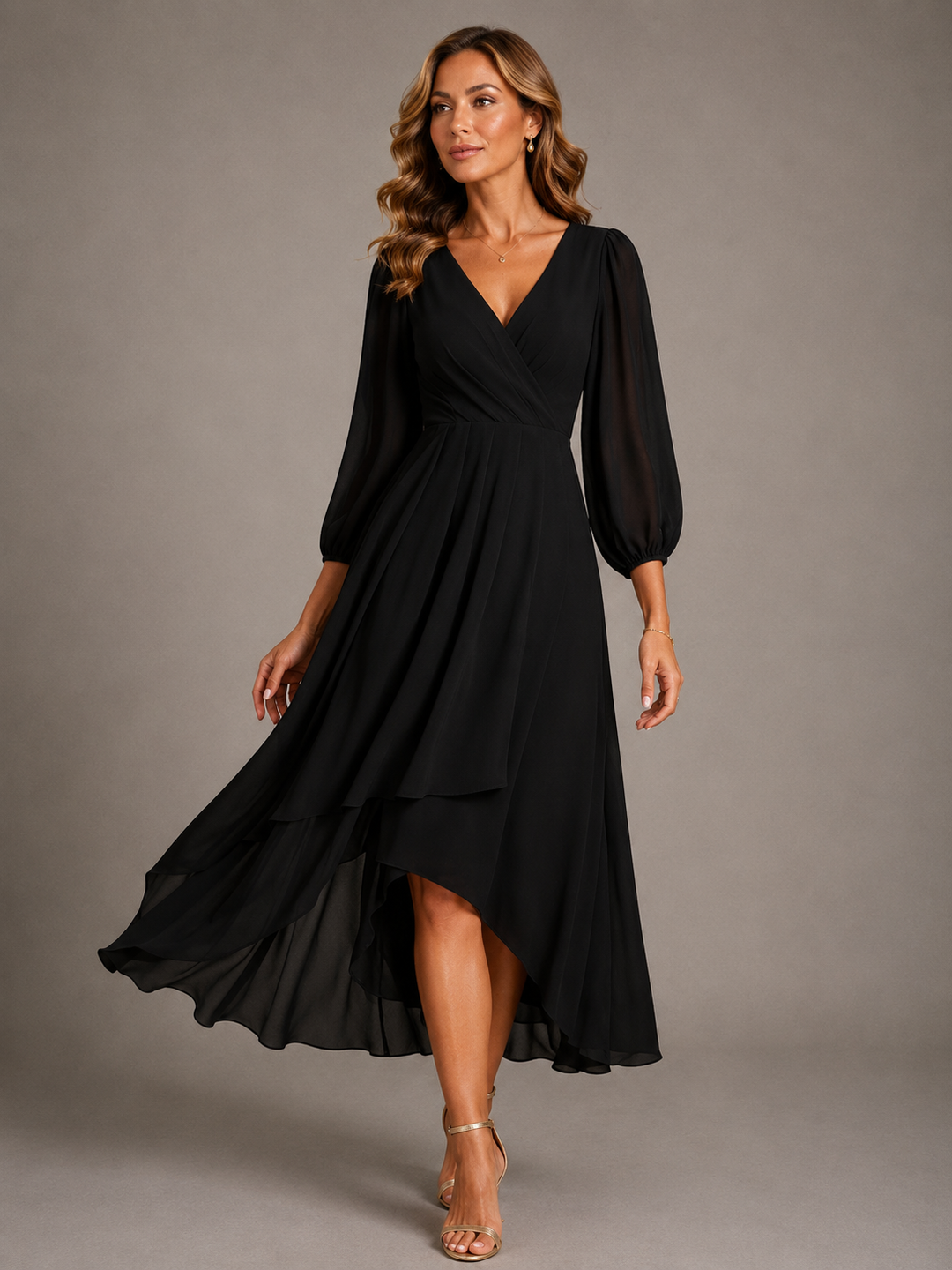 Luisa | V-Neck Maxi Dress