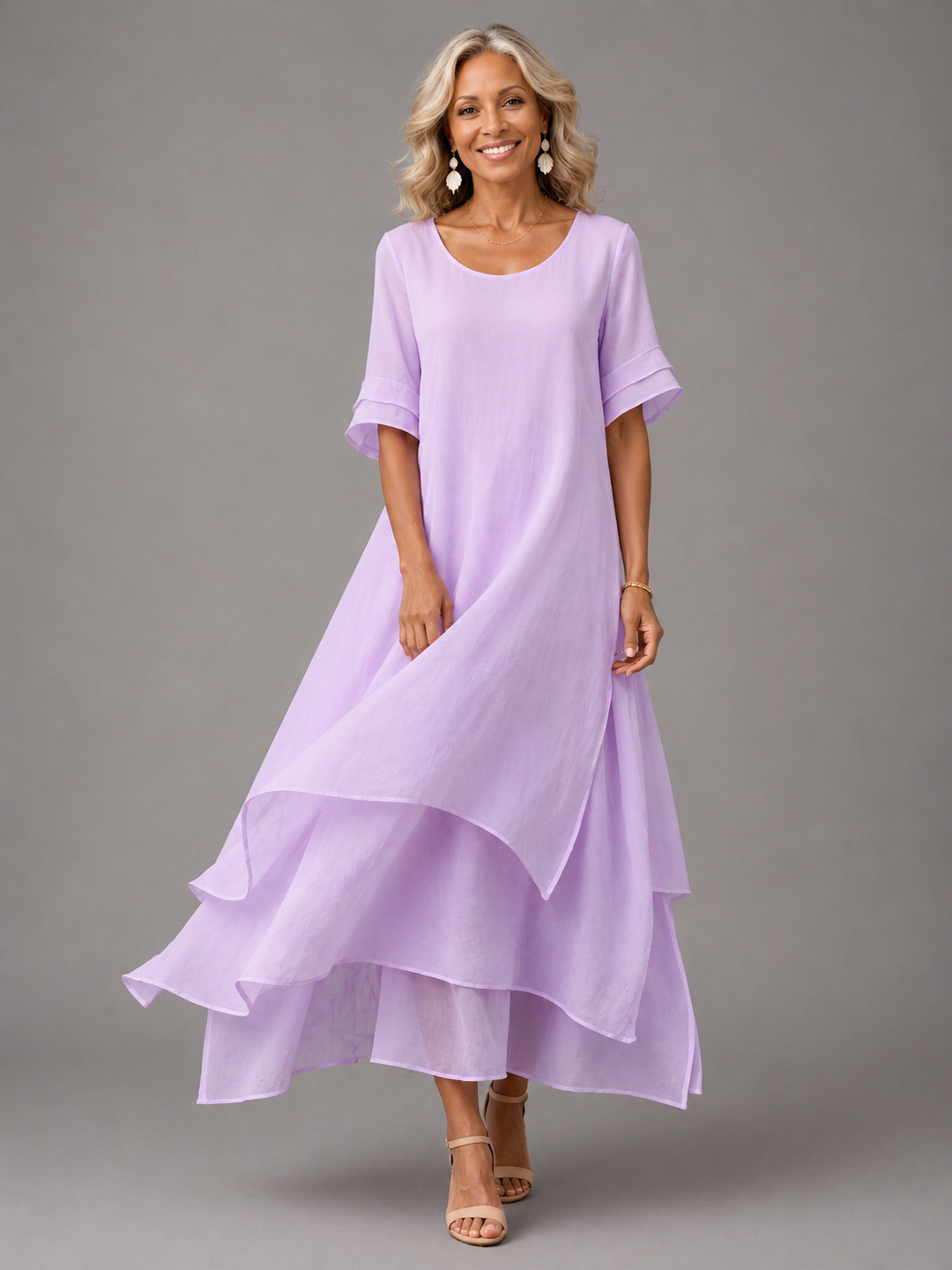 Giada | Tiered Flowy Maxi Dress