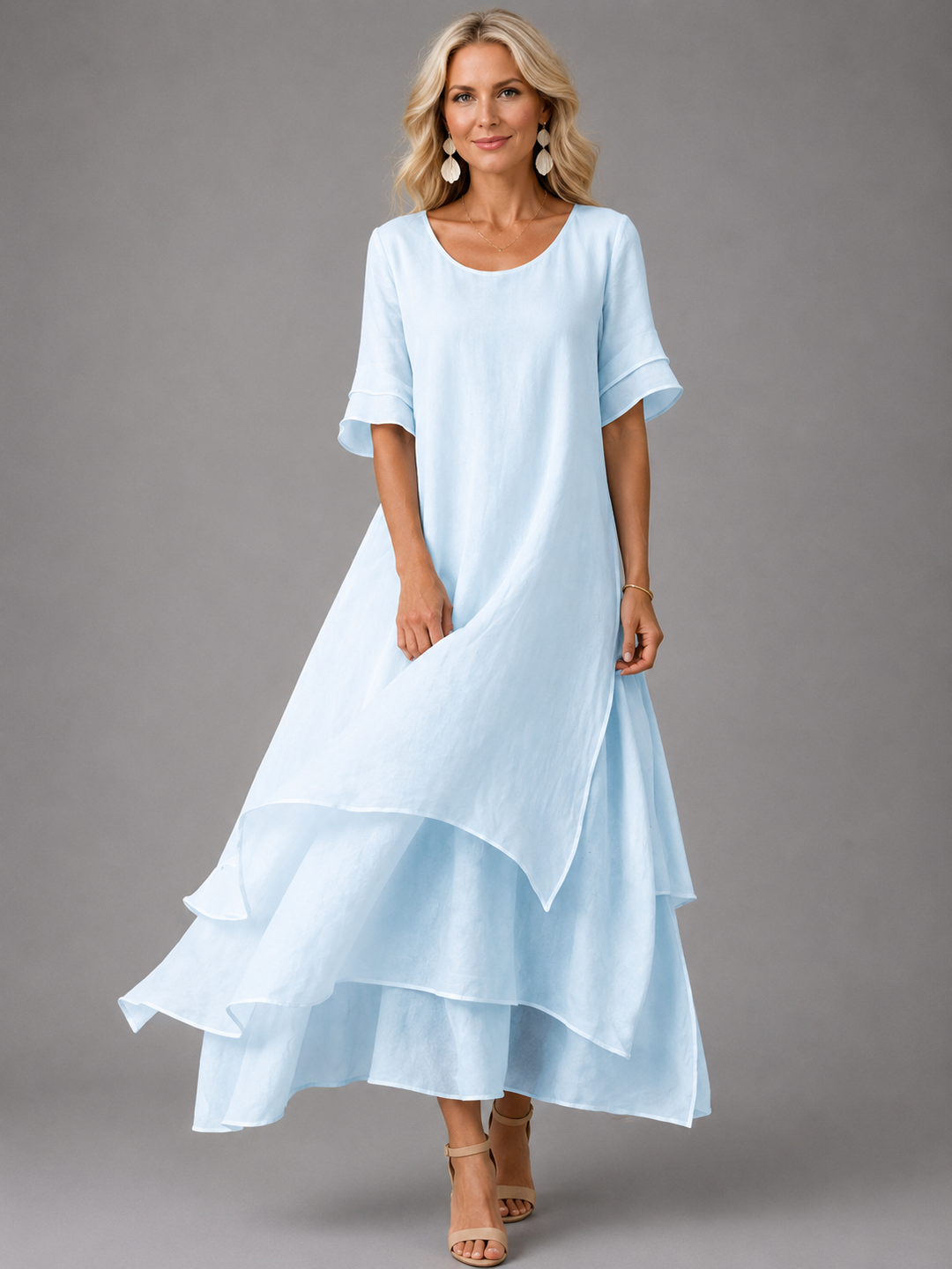 Giada | Tiered Flowy Maxi Dress