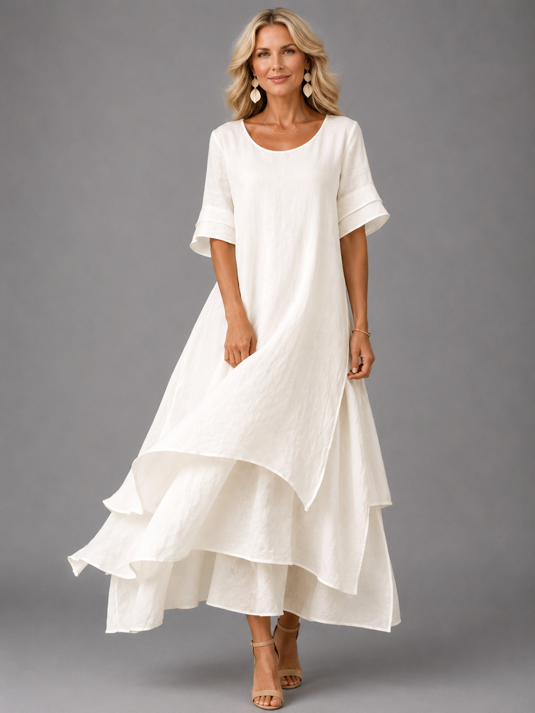 Giada | Tiered Flowy Maxi Dress