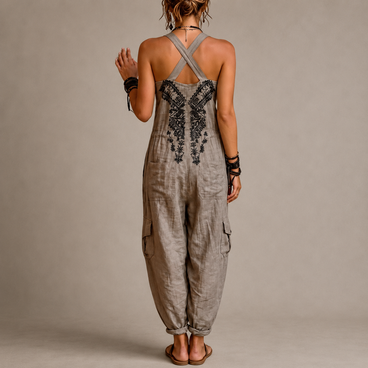 Pietra | Boho Overall Jumpsuit with Harem Fit