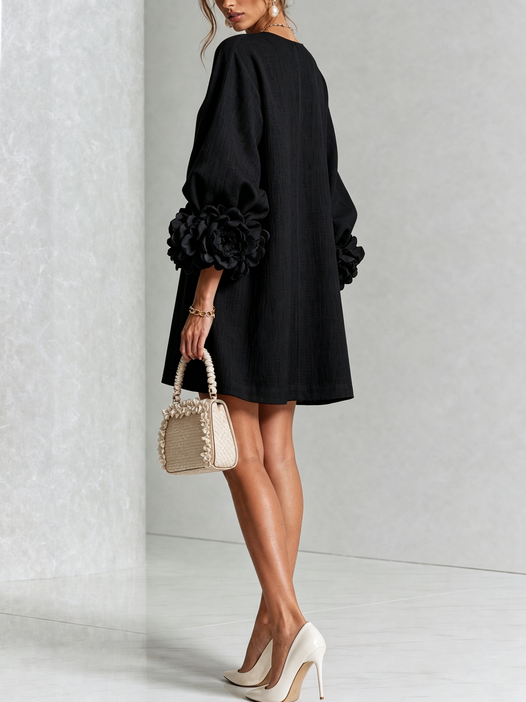 Rosalba | Floral Button-Down Mini Dress
