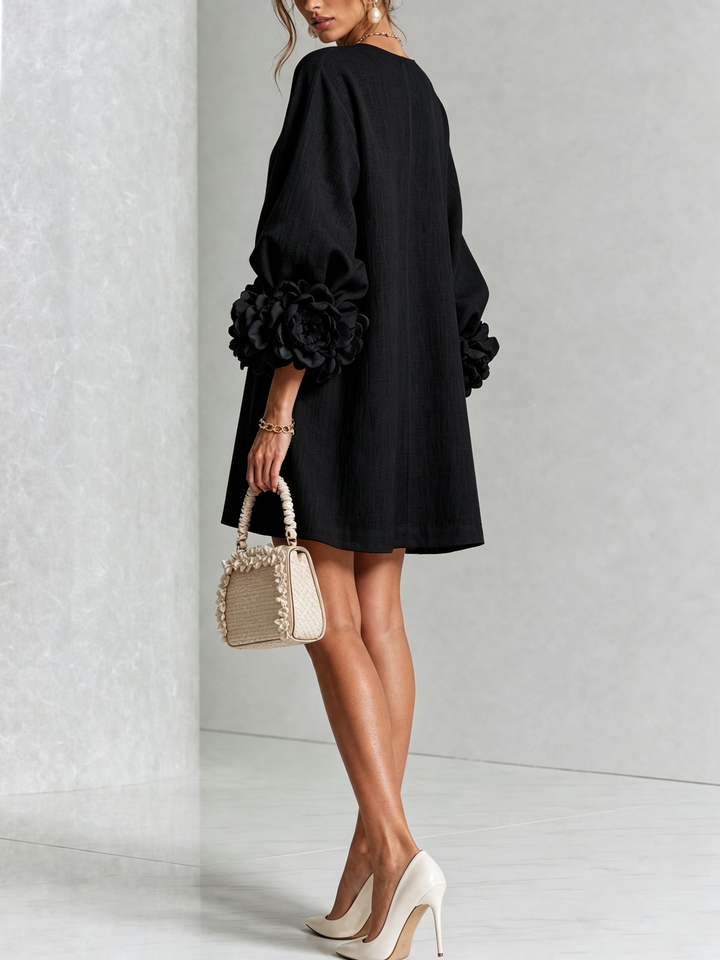 Rosalba | Floral Button-Down Mini Dress