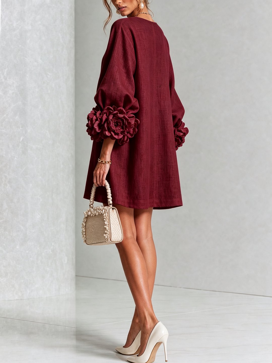 Rosalba | Floral Button-Down Mini Dress