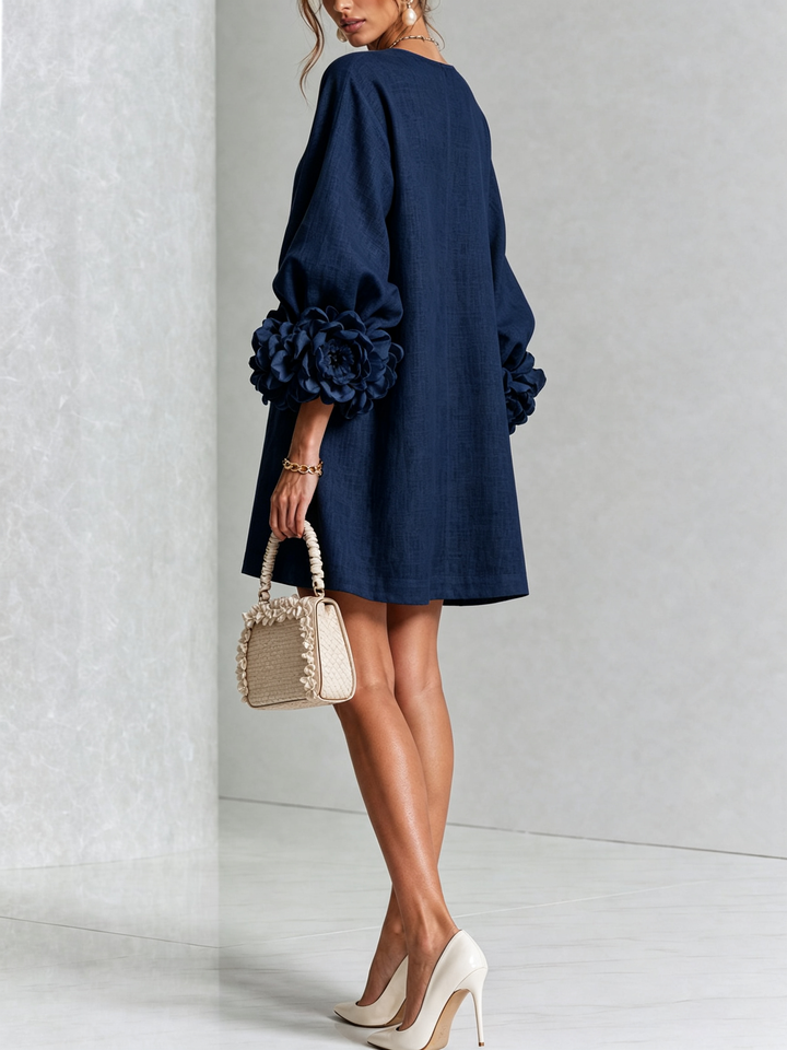 Rosalba | Floral Button-Down Mini Dress