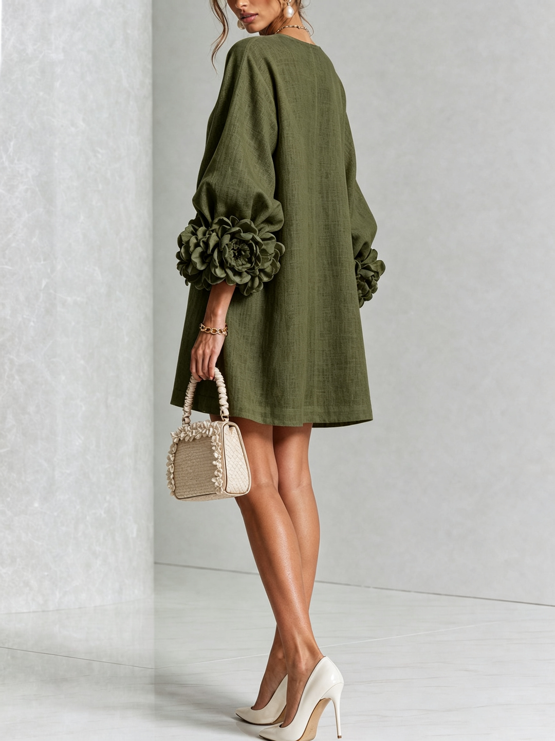Rosalba | Floral Button-Down Mini Dress