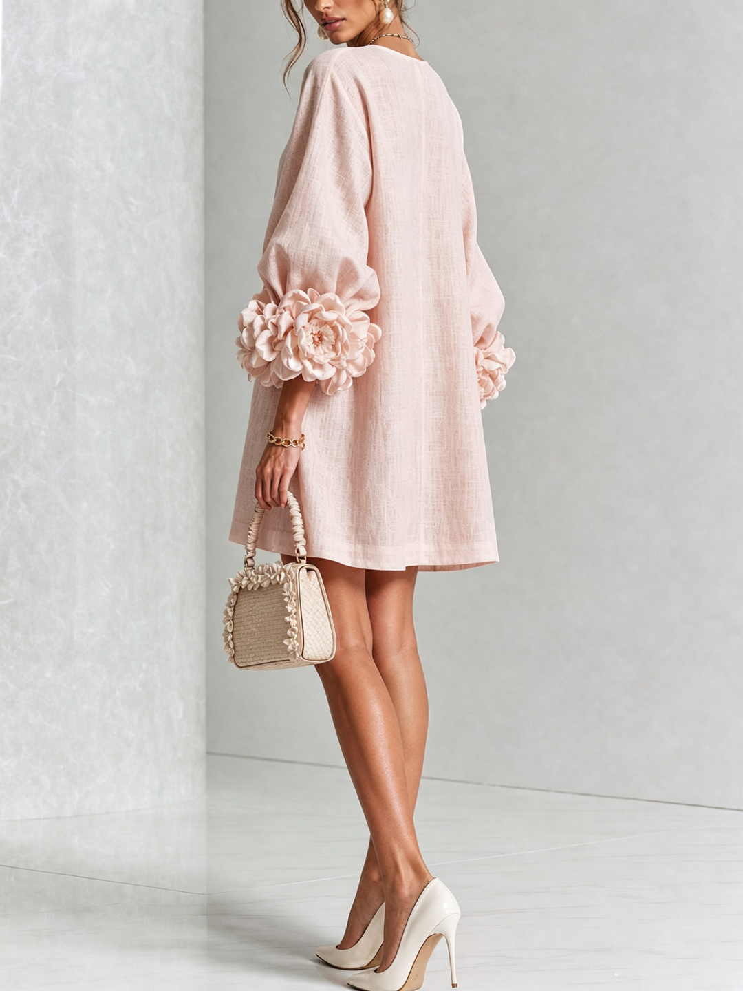 Rosalba | Floral Button-Down Mini Dress