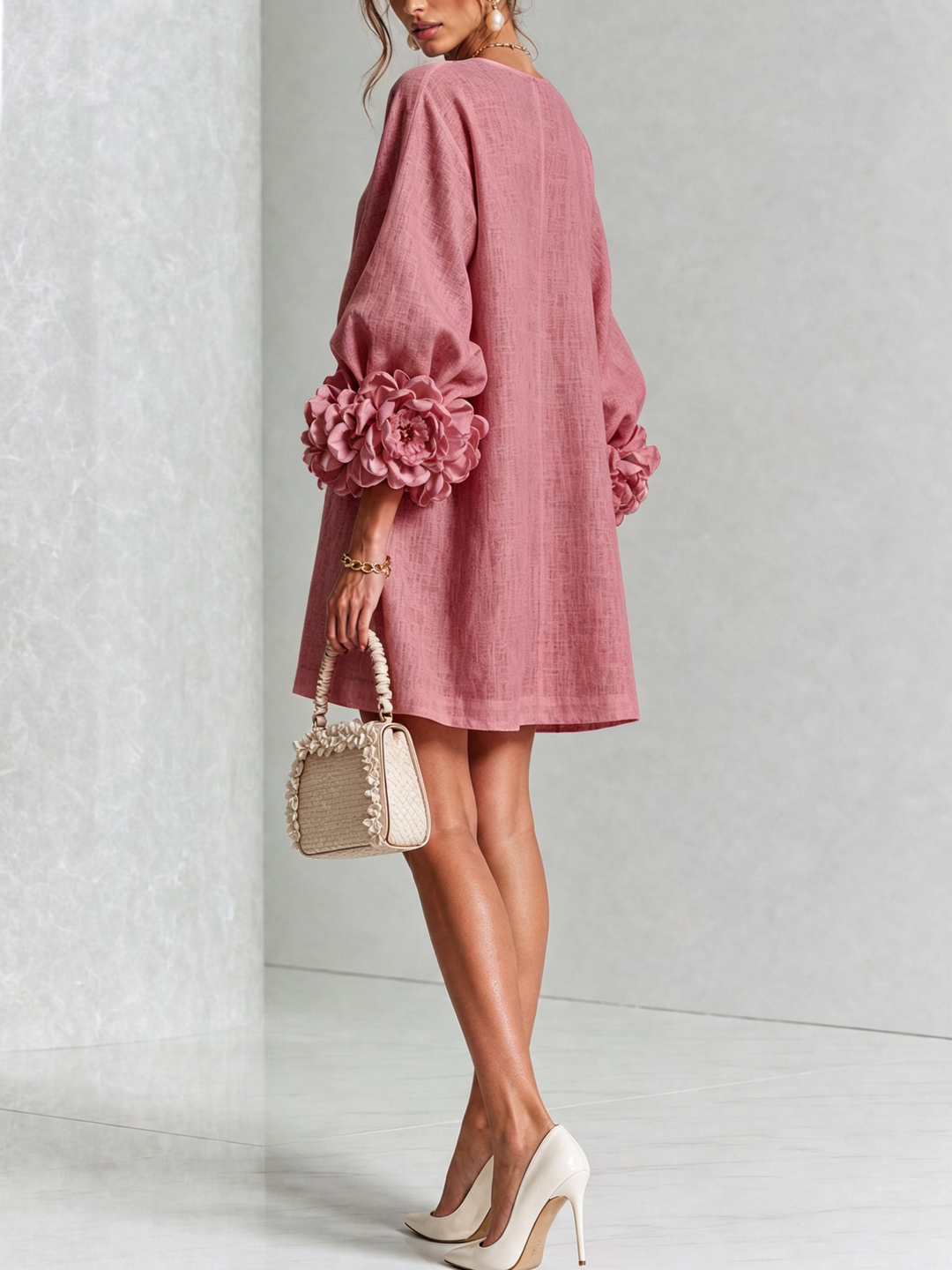 Rosalba | Floral Button-Down Mini Dress