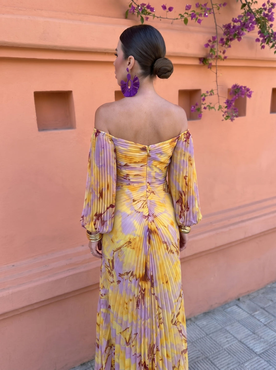 Serafina | Floral Maxi Dress with V Neckline