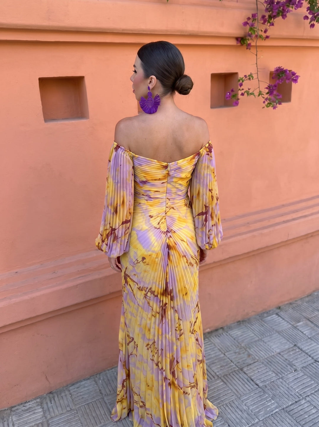 Serafina | Floral Maxi Dress with V Neckline