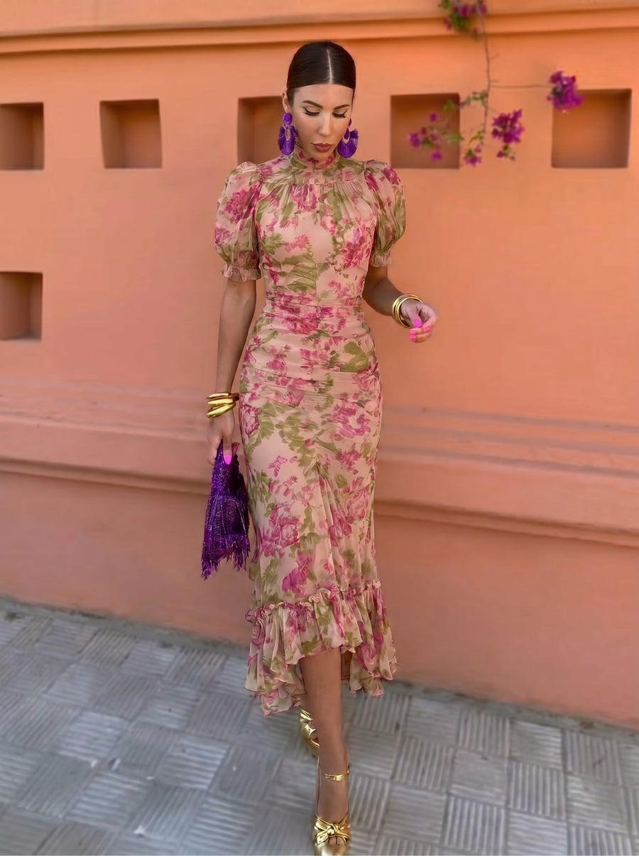 Talia | Rose Floral Dress