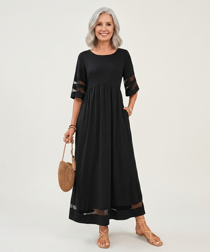 Carlotta | Draped Midi Dress