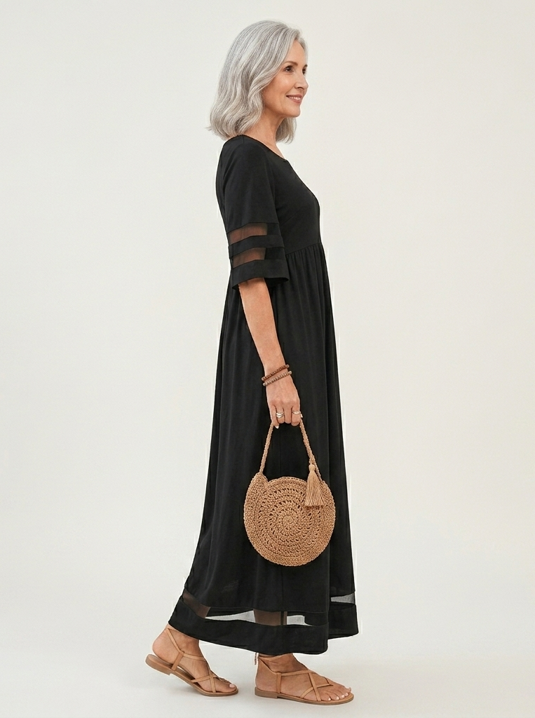 Carlotta | Draped Midi Dress